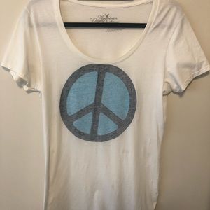 American Eagle Peace Sign T-Shirt